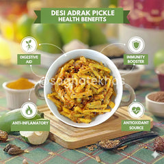 Desi Adrak Pickle (Desi Adrak Achar)