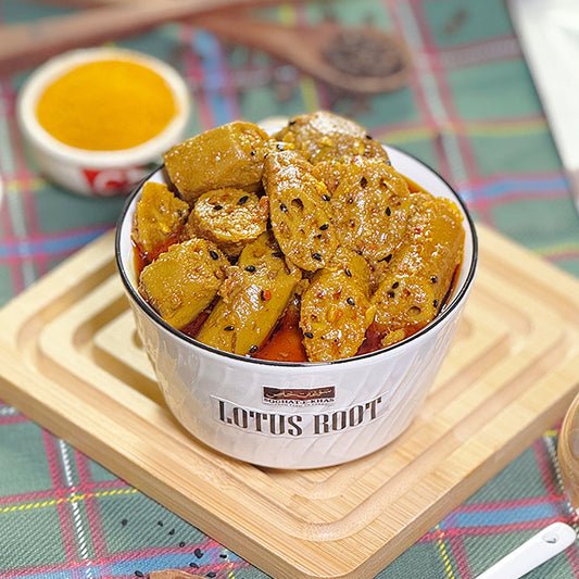 Larkana Lotus Root Pickle لاڑکانہ بیہ کی جڑ کا اچار