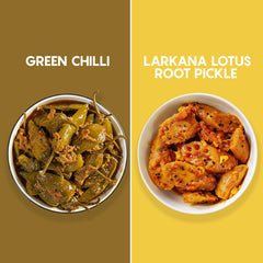 Spicy Chatpat Bundle | Larkana Lotus & Green Chilli