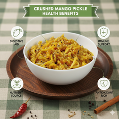 Crushed Mango Pickle (Kuchla Aam ka Achar)