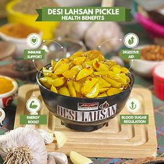 Desi Lahsan Pickle دیسی لہسن اچار