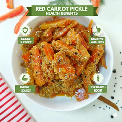Red Carrot Pickle سرخ گاجر کا اچار