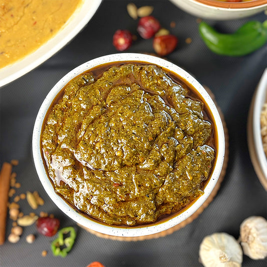 Sarson Da Saag Pickle سرسوں دا ساگ