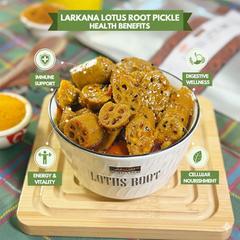 Larkana Lotus Root Pickle لاڑکانہ بیہ کی جڑ کا اچار