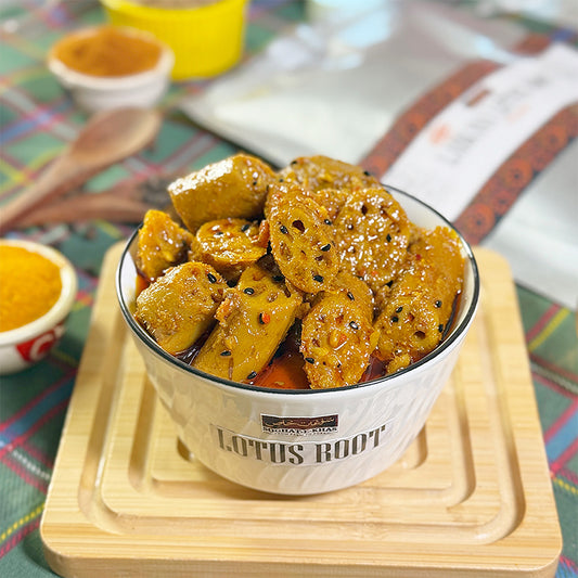 Larkana Lotus Root Pickle لاڑکانہ بیہ کی جڑ کا اچار