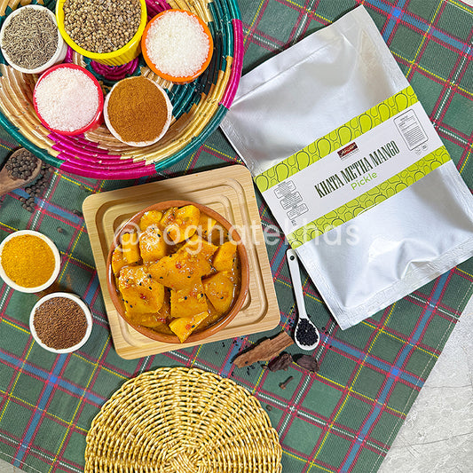 Khata Metha Mango Pickle (Khata Meetha Aam ka Achar)