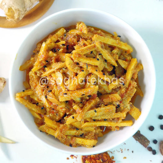 Desi Adrak Pickle (Desi Adrak Achar)