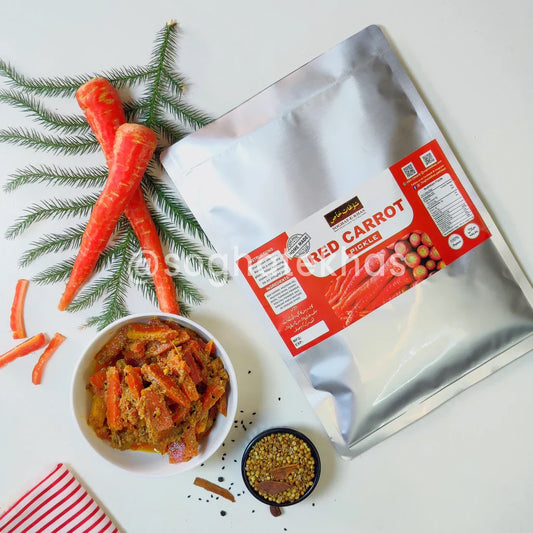 Red Carrot Pickle (Laal Gajar Achar)