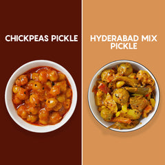 Perfect Pickle Bundle | Hyderabad Mix Pickle & Chickpeas Pickle