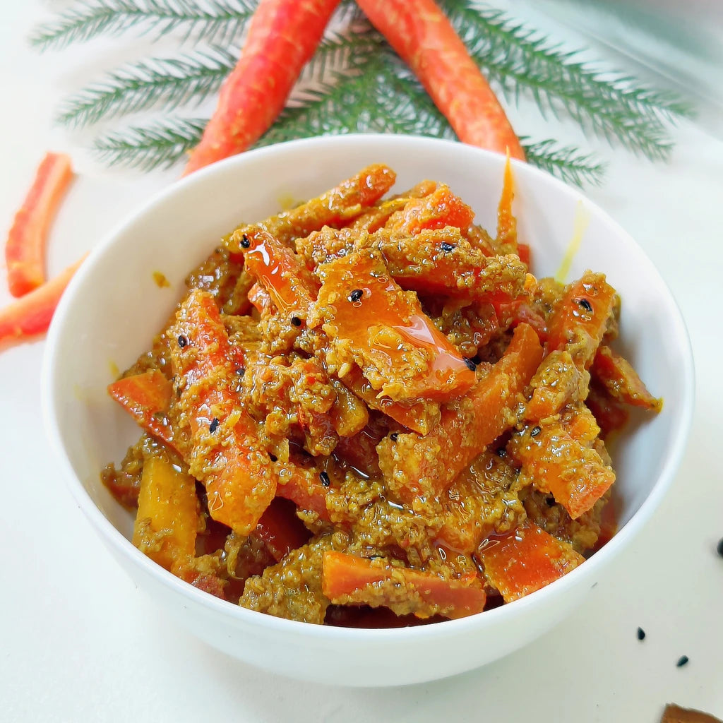 Red Carrot Pickle سرخ گاجر کا اچار