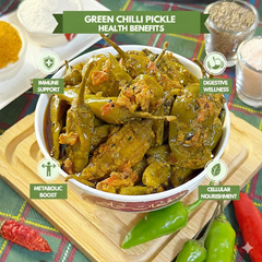 Green Chilli Pickle ہری مرچ کا اچار