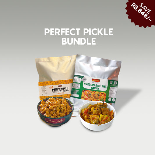 Perfect Pickle Bundle | Hyderabad Mix Pickle & Chickpeas Pickle