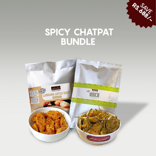 Spicy Chatpat Bundle | Larkana Lotus & Green Chilli