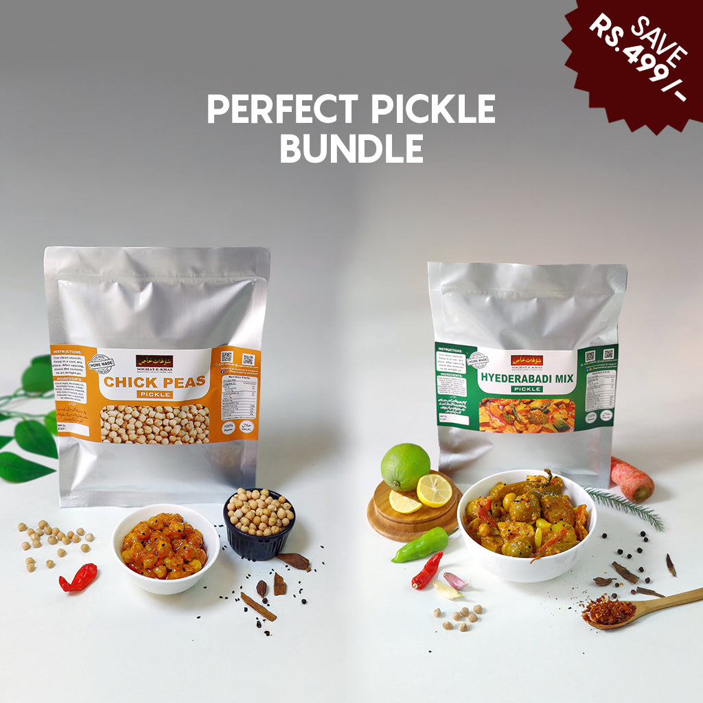 Perfect Pickle Bundle | Hyderabad Mix Pickle & Chickpeas Pickle