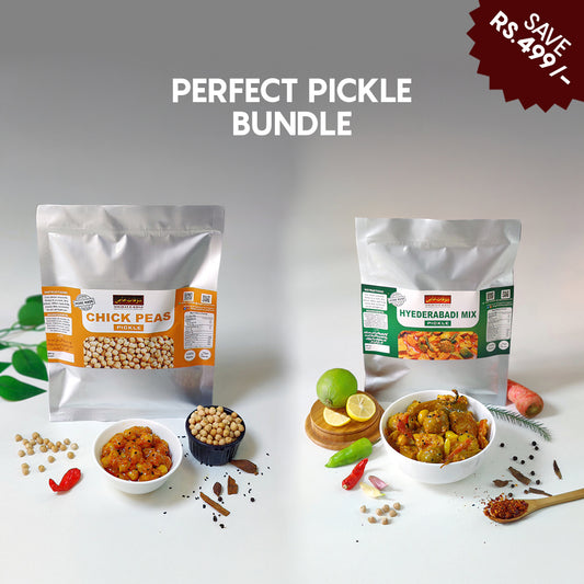 Perfect Pickle Bundle | Hyderabad Mix Pickle & Chickpeas Pickle