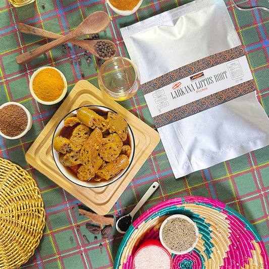 Larkana Lotus Root Pickle لاڑکانہ بیہ کی جڑ کا اچار