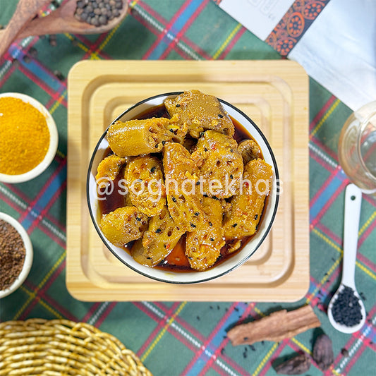 Larkana Lotus Root Pickle لاڑکانہ بیہ کی جڑ کا اچار