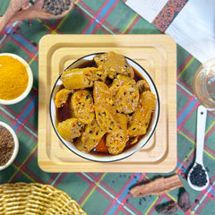 Larkana Lotus Root Pickle لاڑکانہ بیہ کی جڑ کا اچار